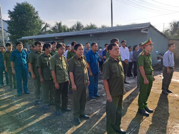 MÍT TINH, DIỄU HÀNH HƯỞNG ỨNG “NGÀY TOÀN DÂN PHÒNG CHÁY, CHỮA CHÁY” NGÀY 04/10/2024